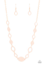 Load image into Gallery viewer, Working OVAL-time - Rose Gold Necklace