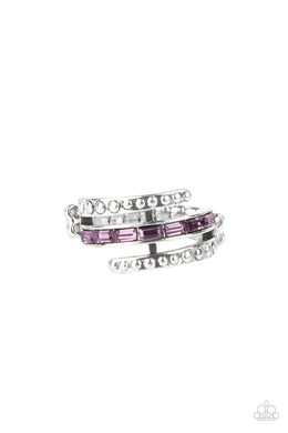 More To Go Around - Purple Dainty Ring