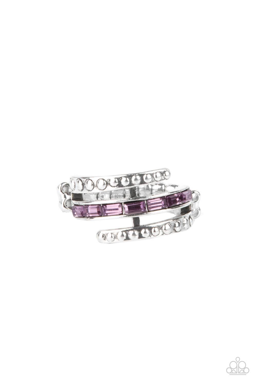 More To Go Around - Purple Dainty Ring