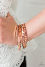 Load image into Gallery viewer, Not Very Ladylike - Copper Set of Bracelets