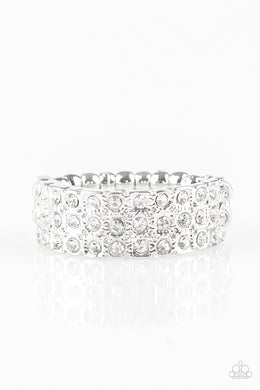 Feeling Fab-YOU-less - White Dainty Ring
