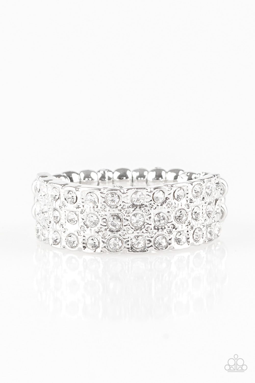 Feeling Fab-YOU-less - White Dainty Ring