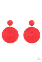 Load image into Gallery viewer, Circulate The Room - Red Post Earrings