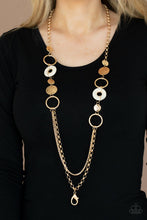 Load image into Gallery viewer, Grounded Glamour - Gold Lanyard