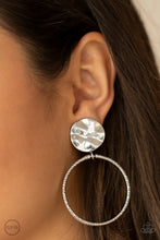 Load image into Gallery viewer, Undeniably Urban - Silver Clip-On Earrings