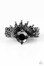 Load image into Gallery viewer, Electric Eclipse - Black Gunmetal Ring