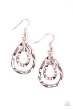 Load image into Gallery viewer, Twinkling Twisters - Rose Gold Earrings