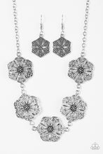 Load image into Gallery viewer, Floral Fluorescence - Silver Necklace
