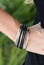 Load image into Gallery viewer, Get A WILDLIFE! - Black Set of Bracelets