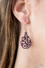 Load image into Gallery viewer, Happy DAZE - Purple Earrings