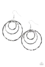 Load image into Gallery viewer, Whirling Worlds - Black Earrings