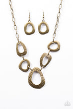 Load image into Gallery viewer, Very CAVE-alier - Brass Necklace