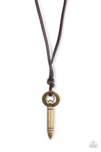 Load image into Gallery viewer, Lucky Shot - Brass Necklace