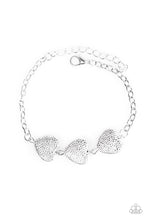 Load image into Gallery viewer, Hard Hearted - Silver Bracelet