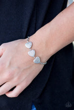 Load image into Gallery viewer, Hard Hearted - Silver Bracelet