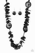 Load image into Gallery viewer, Greetings From Tahiti - Black Necklace