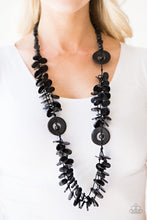 Load image into Gallery viewer, Greetings From Tahiti - Black Necklace