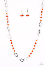 Load image into Gallery viewer, Sparkling Sophistication - Orange Necklace