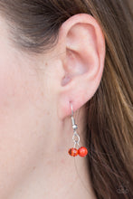 Load image into Gallery viewer, Sparkling Sophistication - Orange Necklace