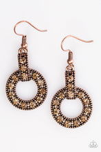 Load image into Gallery viewer, Midnight Ball - Copper Earrings