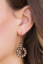Load image into Gallery viewer, Midnight Ball - Copper Earrings