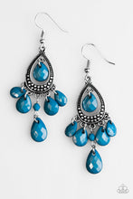 Load image into Gallery viewer, Enjoy The Wild Things - Blue Earrings