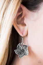 Load image into Gallery viewer, Hibiscus Grove - Silver Earrings