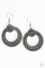 Load image into Gallery viewer, Colorful Coasts - Green Earrings
