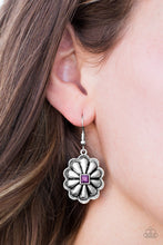 Load image into Gallery viewer, Canyon Daisy - Purple Earrings