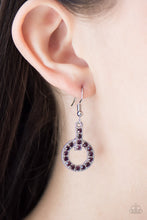 Load image into Gallery viewer, Pour Some GLITTER On Me - Purple Earrings