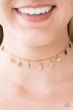 Load image into Gallery viewer, At First SPOTLIGHT - Gold Choker Necklace