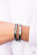 Load image into Gallery viewer, Retro Radiance - Black Gunmetal Set of Bracelets