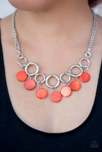 Load image into Gallery viewer, Coastal Adventure - Orange Necklace
