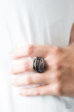 Load image into Gallery viewer, Industrial Empire - Black Gunmetal Ring