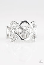 Load image into Gallery viewer, Lay On The Shimmer - White Ring