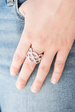 Load image into Gallery viewer, Lay On The Shimmer - White Ring