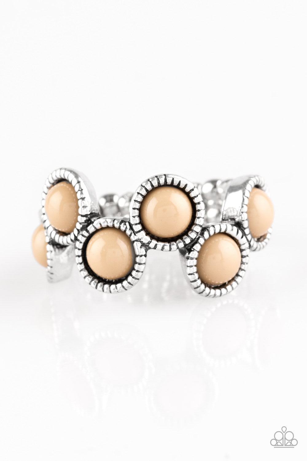Foxy Fabulous - Brown Dainty Ring