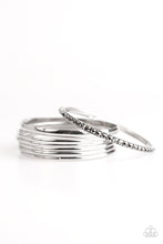 Load image into Gallery viewer, Gorgeous In Glitter - Silver Set of Bracelets