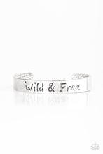 Load image into Gallery viewer, Free To Be Wild - Silver Bracelet