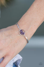 Load image into Gallery viewer, HEART Knock Life - Purple Bracelet
