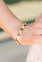 Load image into Gallery viewer, Deluxe Sparkle - Gold Bracelet