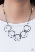 Load image into Gallery viewer, CIRCLE du Soleil - Black Necklace