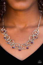 Load image into Gallery viewer, You Cant Handle The Sparkle! - Purple Necklace