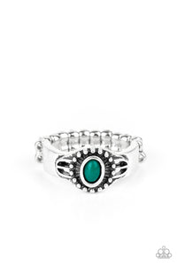 Right On TREK - Green Dainty Ring