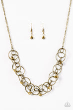 Load image into Gallery viewer, You Cant Handle The Sparkle! - Brass Necklace
