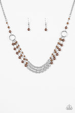 Load image into Gallery viewer, Luxury Shimmer - Brown Necklace