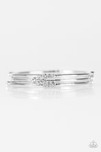 Load image into Gallery viewer, Glitter Is My Basic - White Set of Bracelets