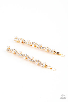 Ballroom Banquet - Gold Hair Clips