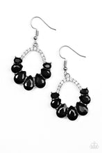 Load image into Gallery viewer, Kissable Shimmer - Black Earrings