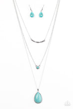 Load image into Gallery viewer, Stone Streams - Blue Necklace